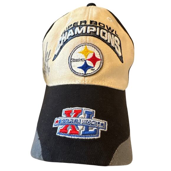 Pittsburg Steelers & Pirates Autographed Hat Lot of 3 Bud Dupree & Chris Hoke - Picture 6 of 16